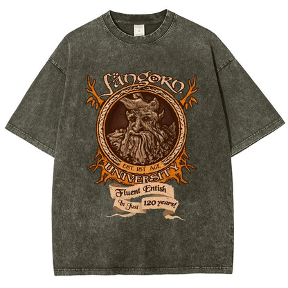 Elden University Vintage Distressed T-shirt