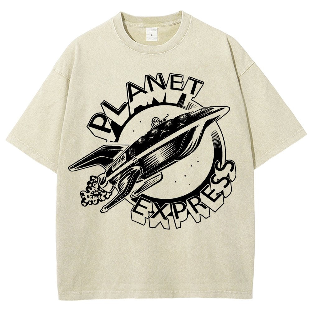 Cosmic Express Vintage Distressed T-shirt