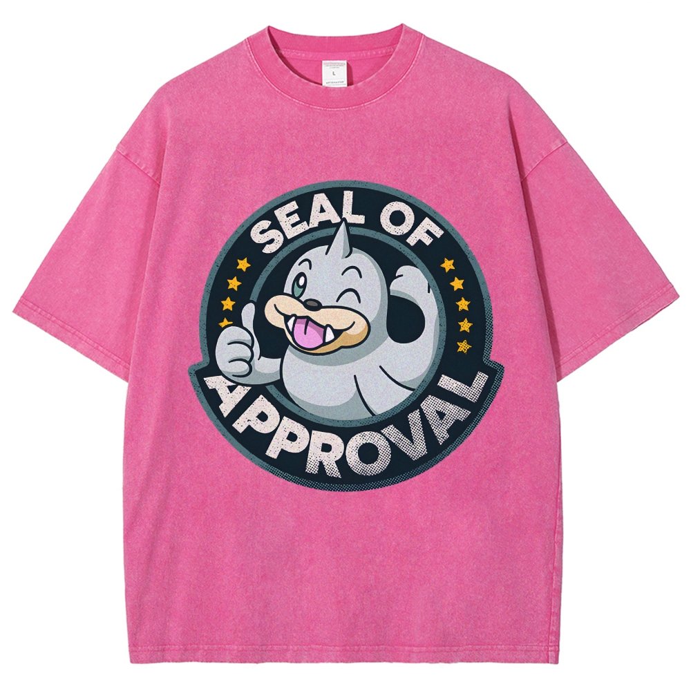 Seal of Approval Vintage Distressed T-shirt