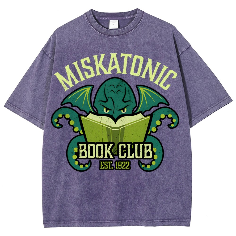 Mystic Book Club Vintage Distressed T-shirt