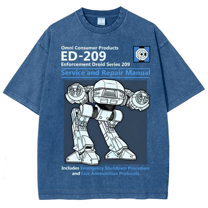 Robotic Unit Service and Repair Manual Vintage Distressed T-shirt