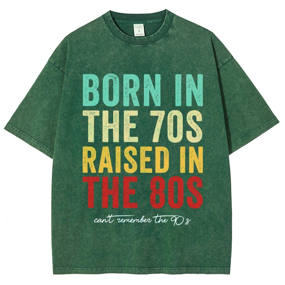 Raised In The 80s Vintage Distressed T-shirt