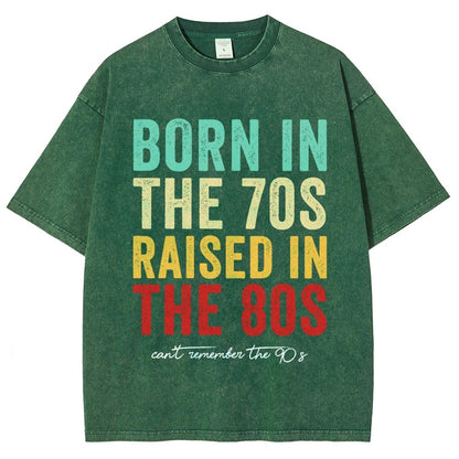 Raised In The 80s Vintage Distressed T-shirt