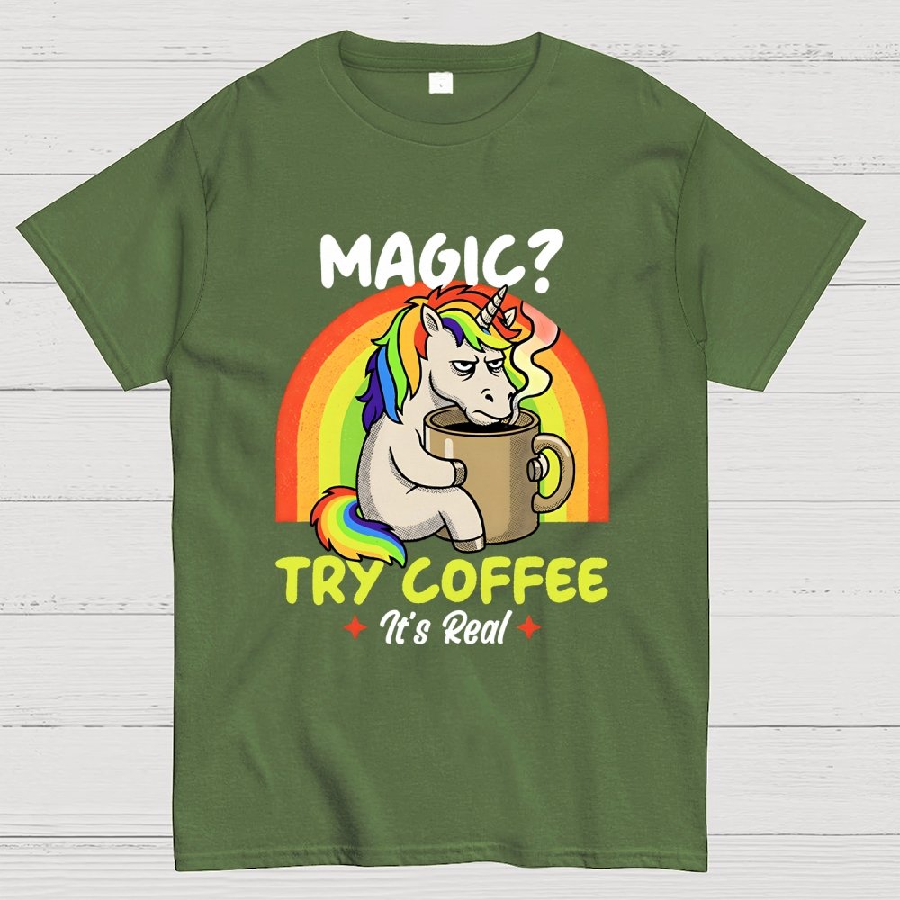 Magic Try Coffee Geek T-Shirt