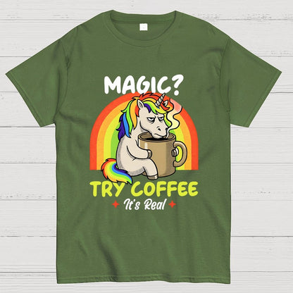 Magic Try Coffee Geek T-Shirt