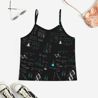 Chemical Symbol Women's Geek Suspender Cami Set