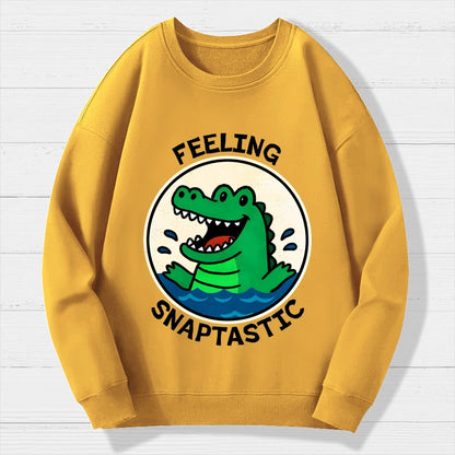 Feeling Snaptastic Geek Cotton Sweatshirt