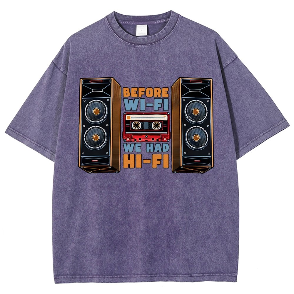 Before Wi-Fi Vintage Distressed T-shirt
