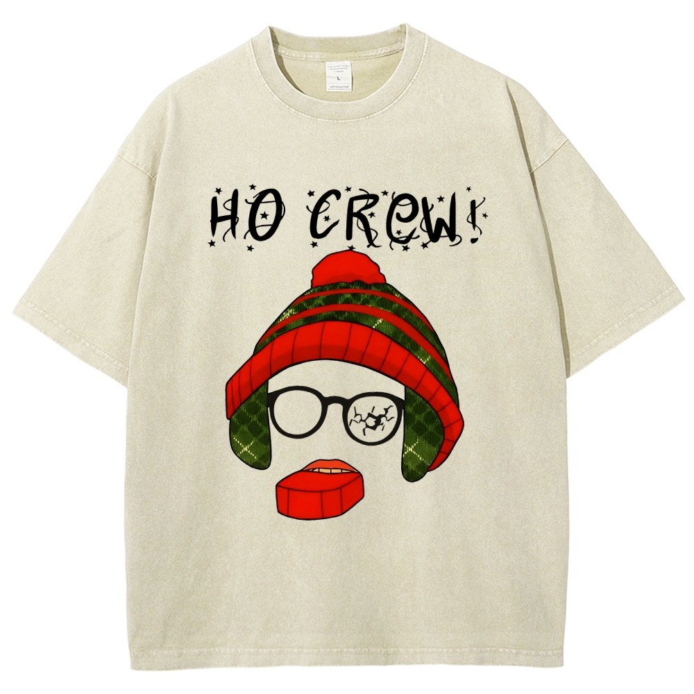 Ho Crew Oh Fudge Holiday Vintage Distressed T-shirt