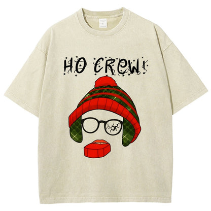 Ho Crew Oh Fudge Holiday Vintage Distressed T-shirt