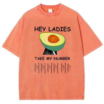 Avocadro - Funny Avogadro's Number Vintage Distressed T-shirt