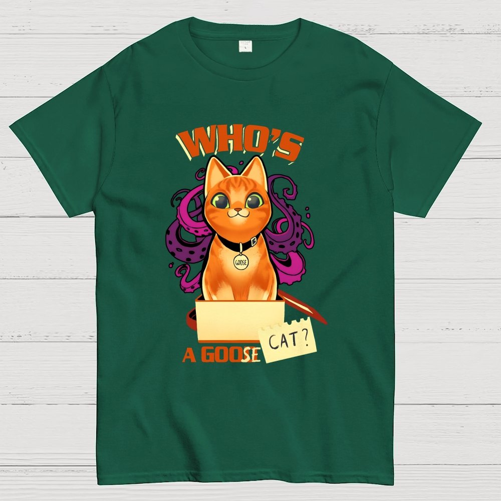 Who’s A Goose Cat Geek T-Shirt