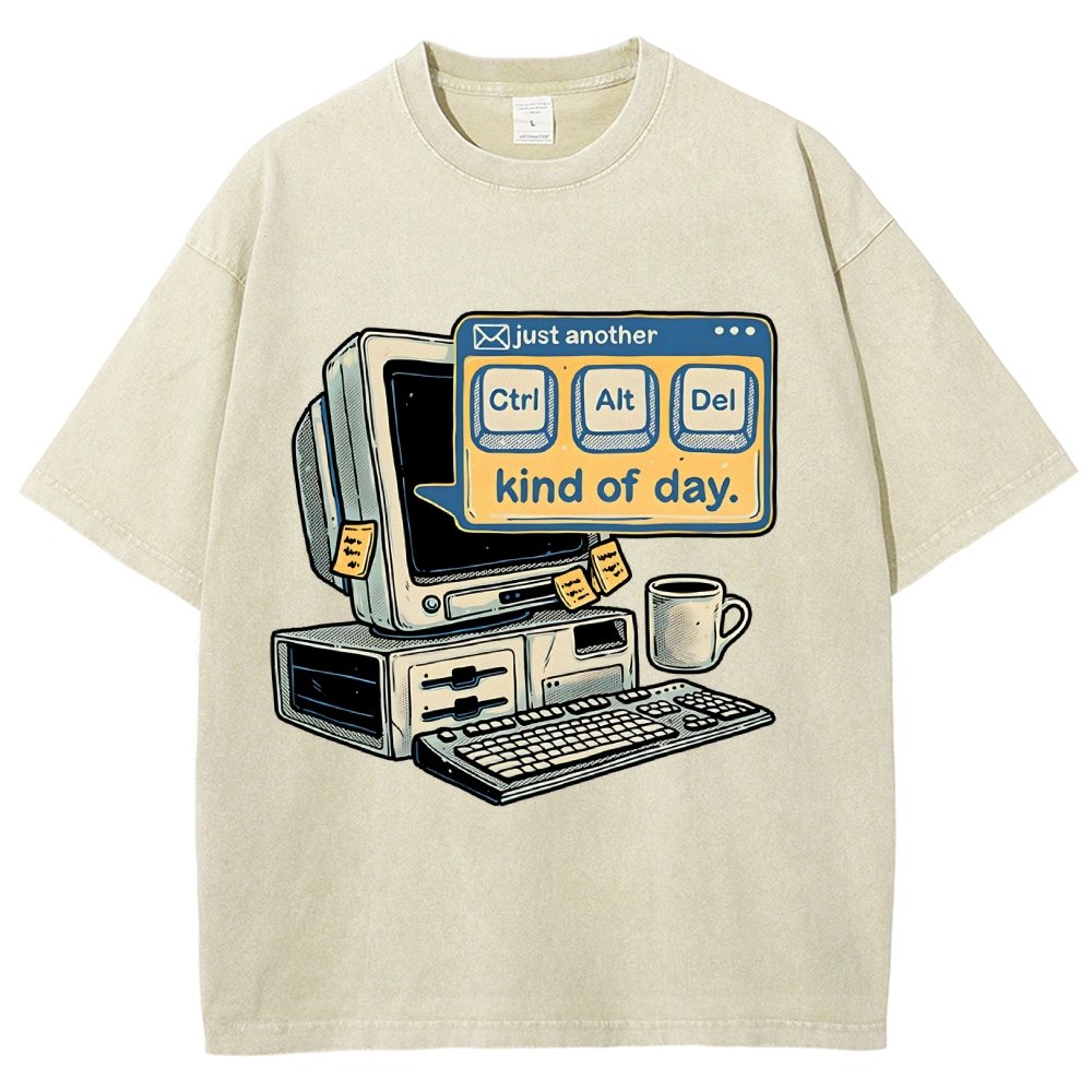 Just Another day Vintage Distressed T-shirt