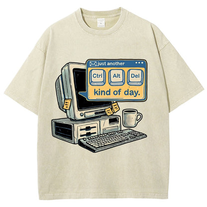 Just Another day Vintage Distressed T-shirt