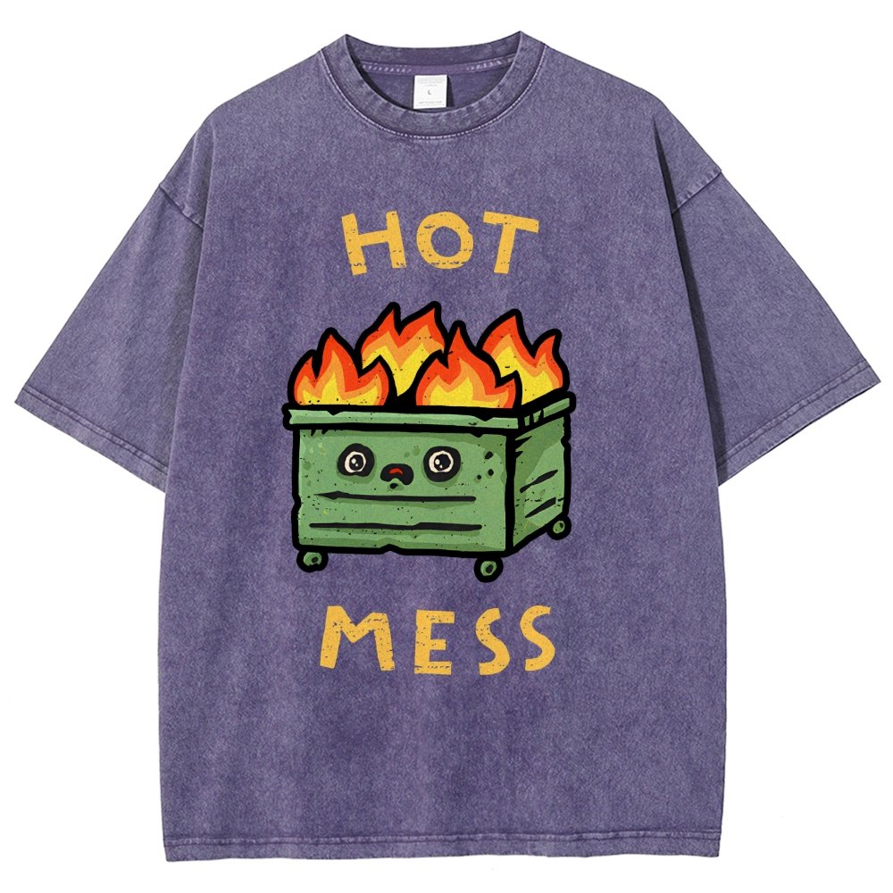 Hot Mess Vintage Distressed T-shirt
