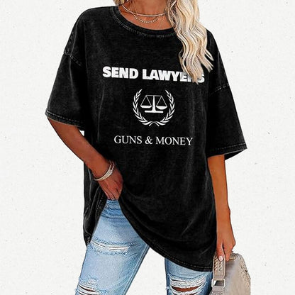 Send Lawyers Guns And Money Vintage Distressed T-shirt