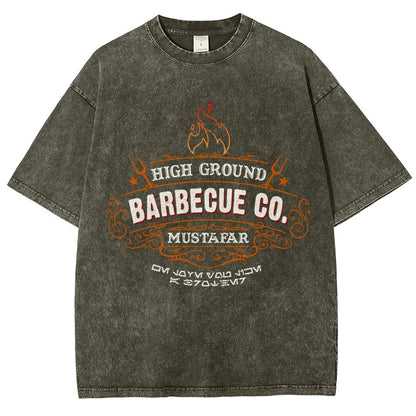 High Ground BBQ Vintage Distressed T-shirt