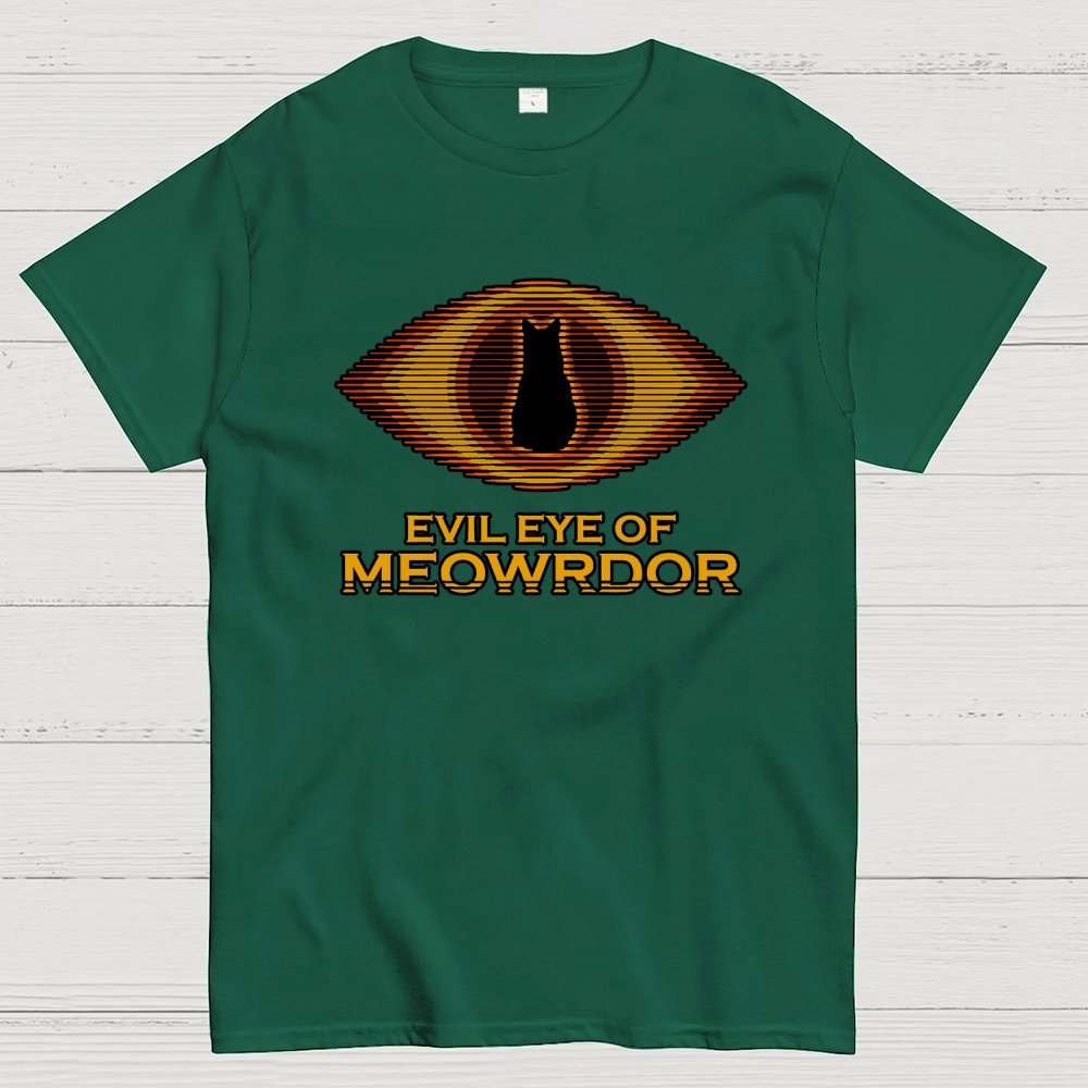 Mysterious Eye of Kittyland Cat Geek T-Shirt