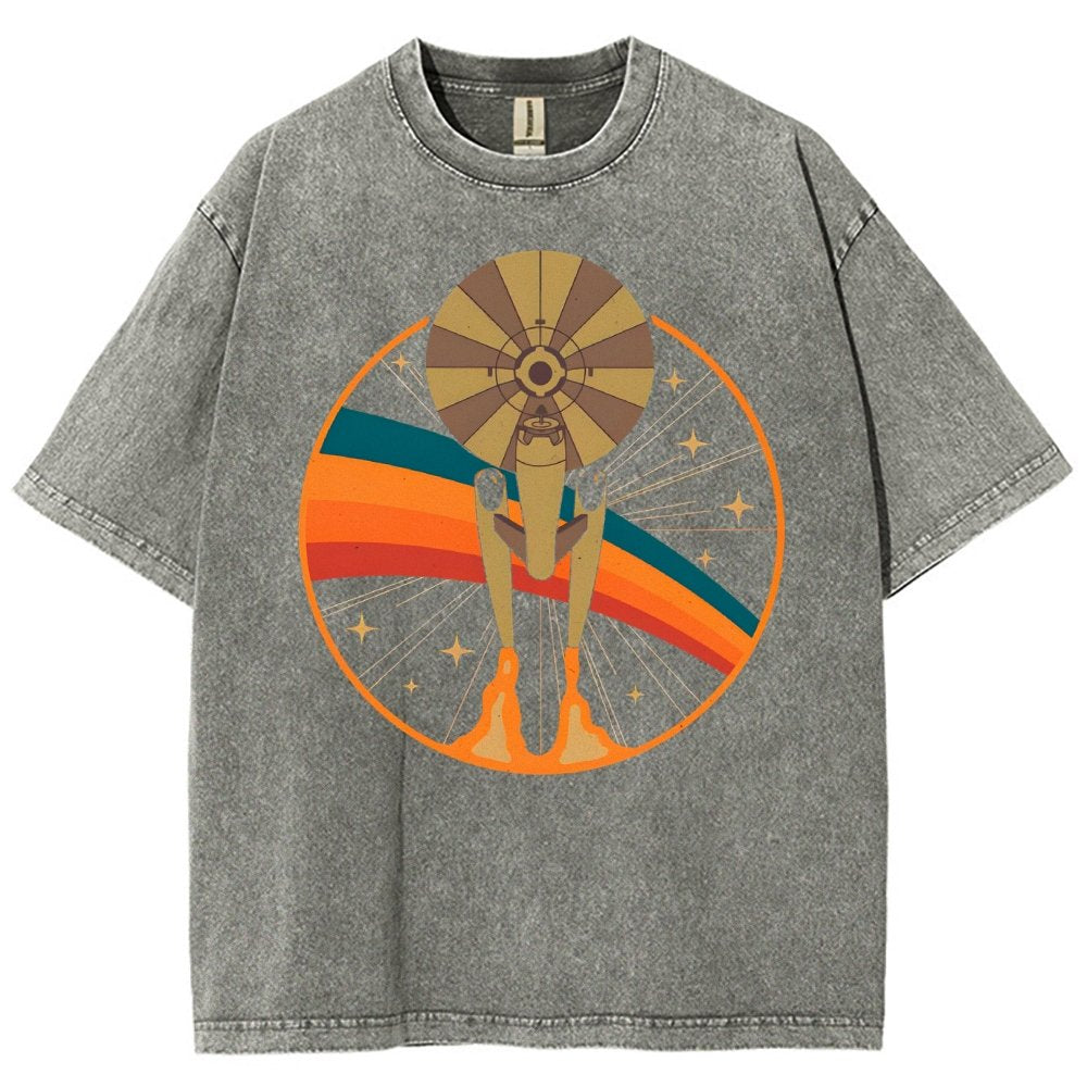 Space Date 1966 Vintage Distressed T-shirt