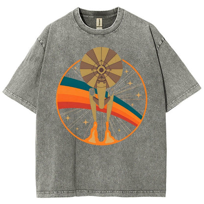 Space Date 1966 Vintage Distressed T-shirt
