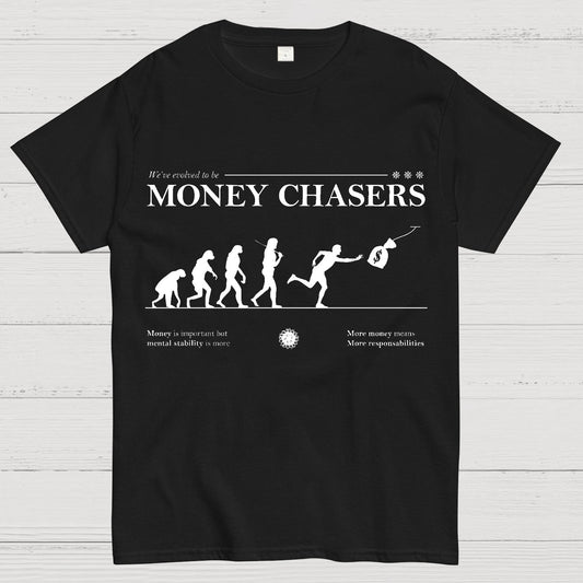 Evolution For Money Complete Design Positive Geek T-Shirt