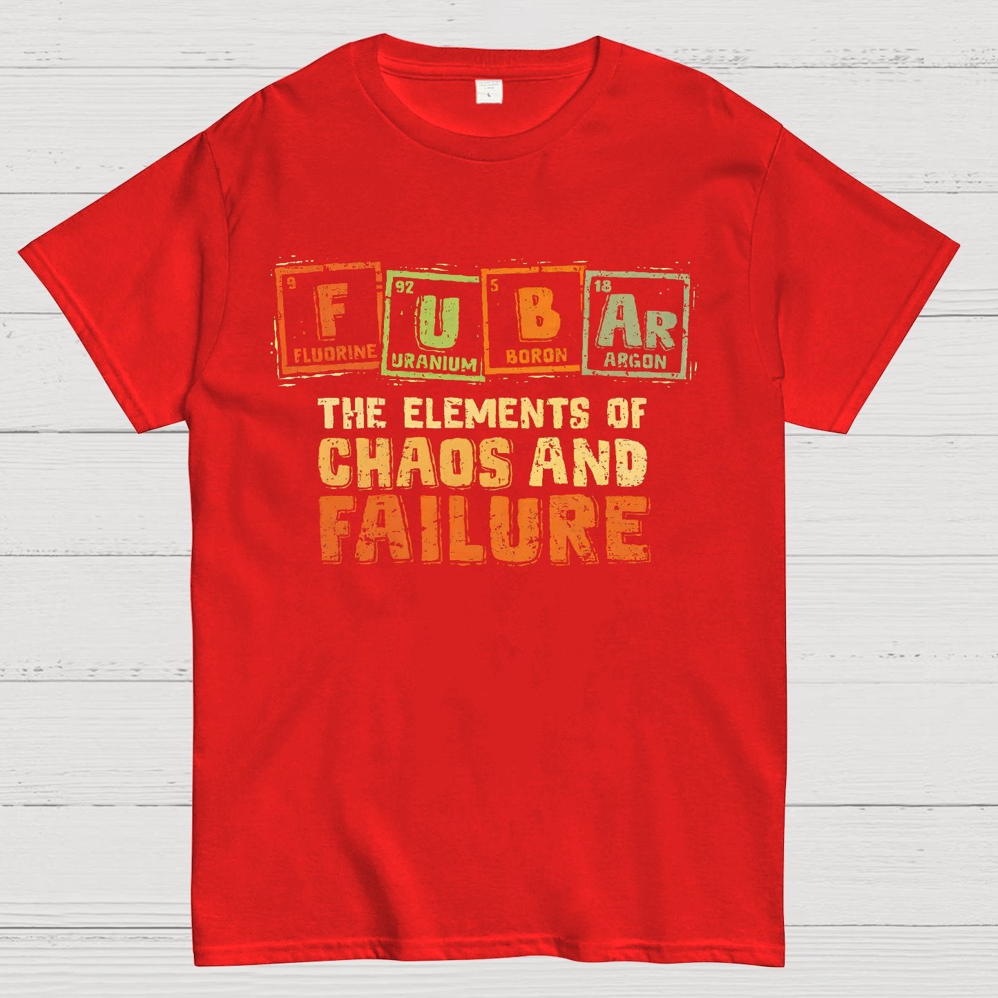 Elements of Chaos and Failure Geek T-Shirt