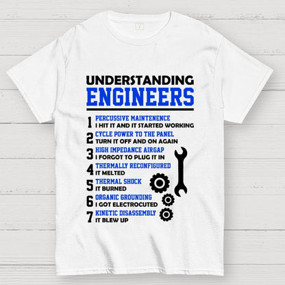 Understanding Engineers Sarcastic Geek T-Shirt