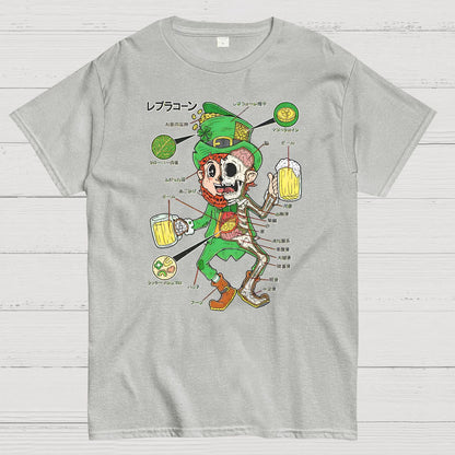 LEPRECHAUN ANATOMY-St. Patrick's Day Geek T-Shirt