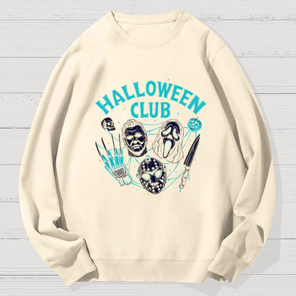 Halloween Club Geek Cotton Sweatshirt