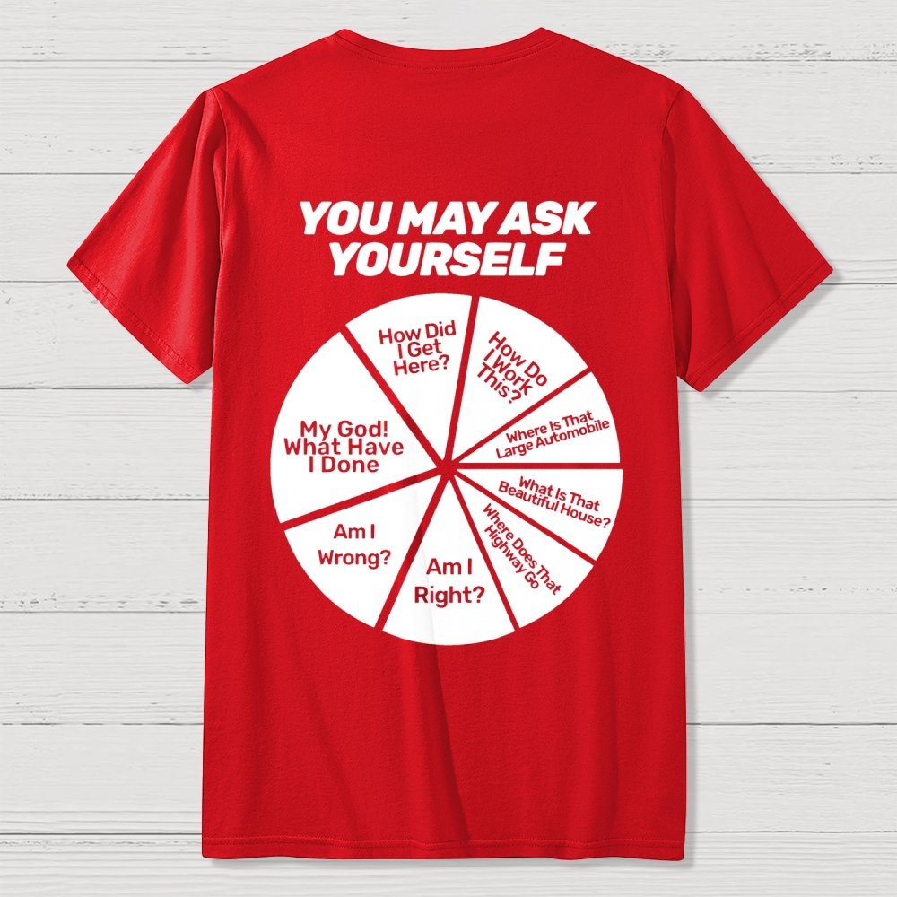 Techno Apocalypse  Back Printing Geek T-Shirt