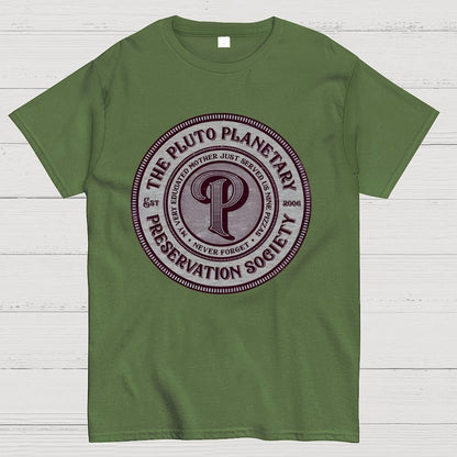 The Pluto Preservation Society Geek T-Shirt