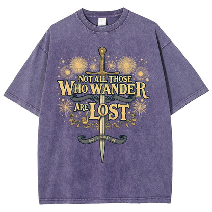 I might be lost Vintage Distressed T-shirt