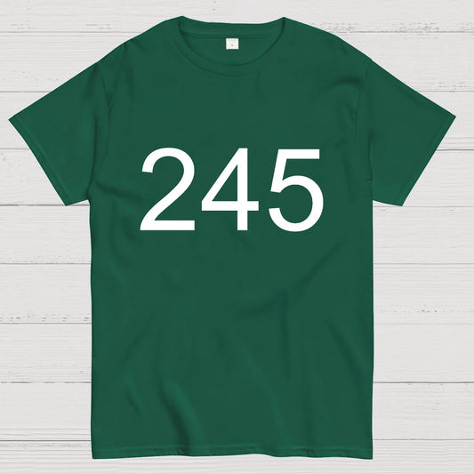 Number 245 Game Movie Geek T-Shirt