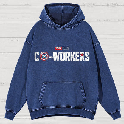 Co-Workers Vintage Distressed Hoodie