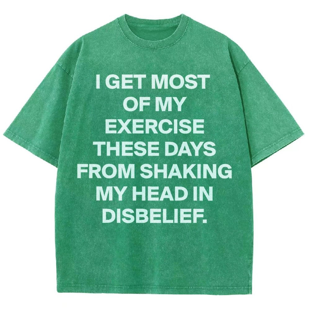 Shaking My Head Sarcastic Vintage Distressed T-shirt