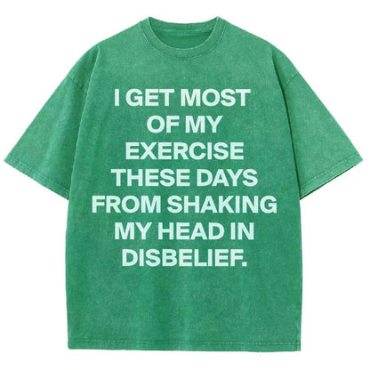 Shaking My Head Sarcastic Vintage Distressed T-shirt
