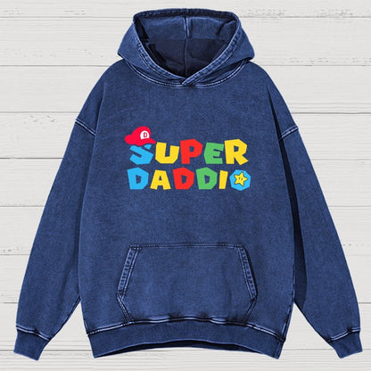 Super Daddio Vintage Distressed Hoodie