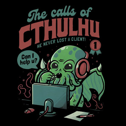 Cthulhu Customer Service Geek T-Shirt
