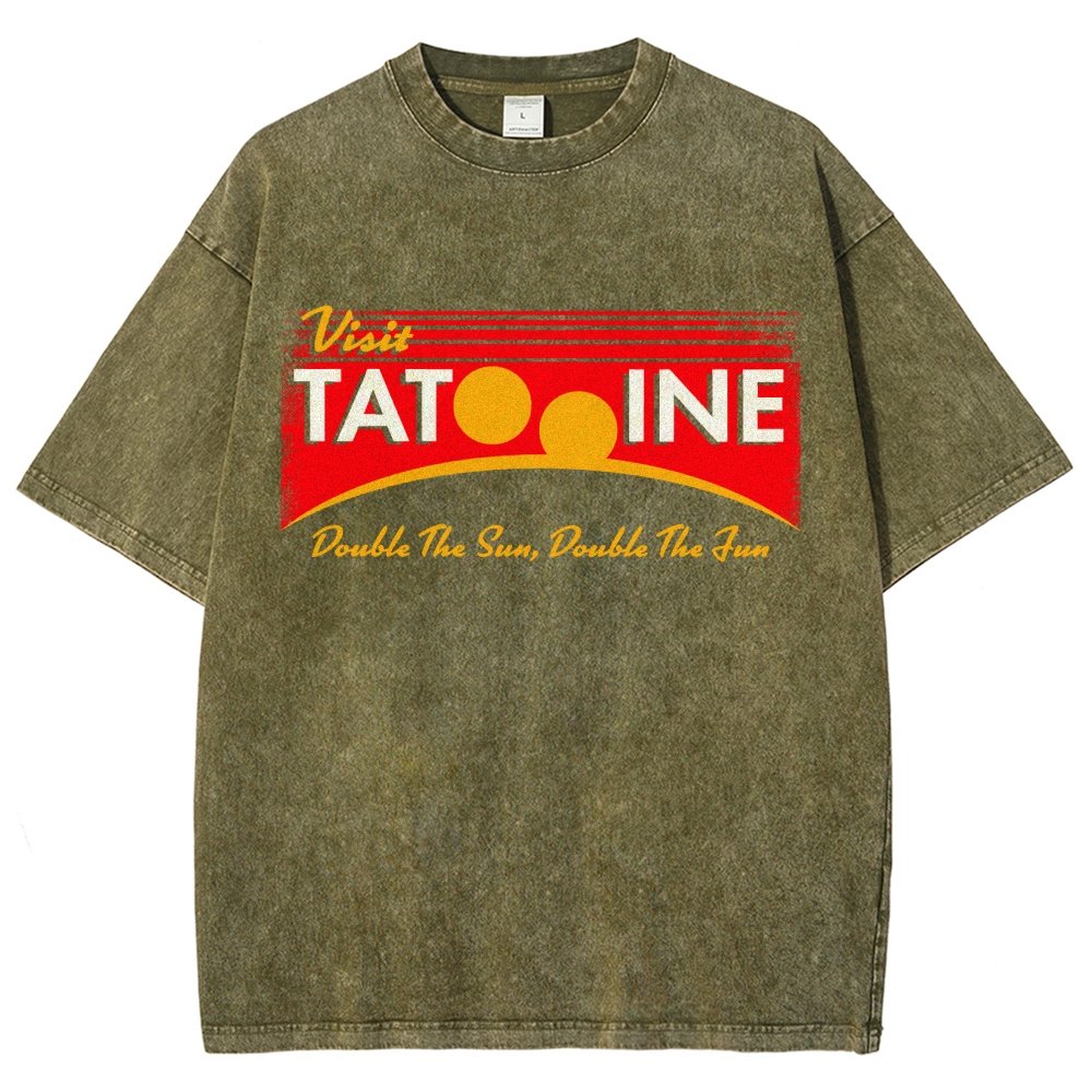Double The Sun  Double The Fun Vintage Distressed T-shirt