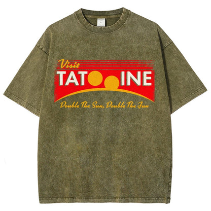 Double The Sun  Double The Fun Vintage Distressed T-shirt