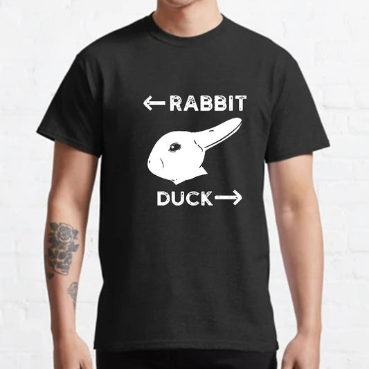 Wittgensteins Rabbit Duck Geeky T-Shirt