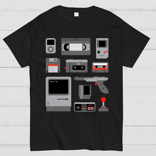 Pixelated Memories Vintage Geek T-Shirt