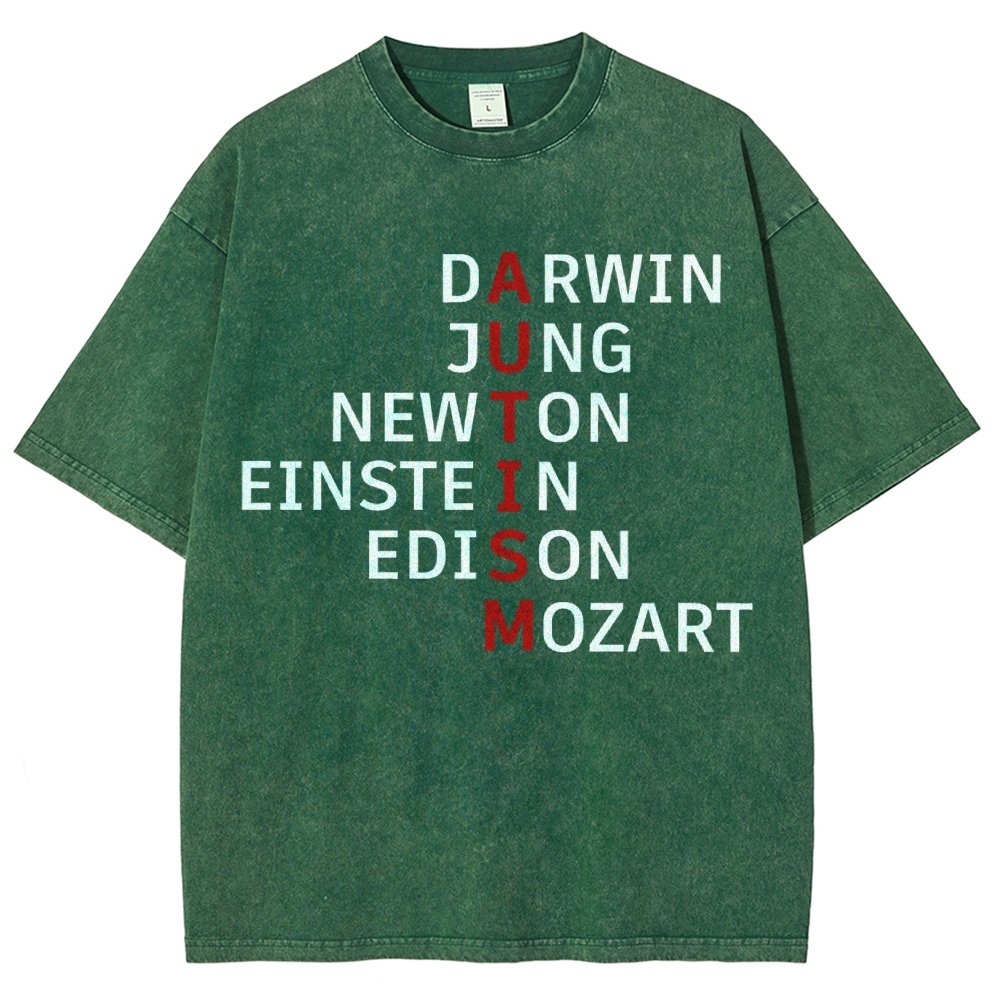 Autism and genius: different ways of thinking Vintage Distressed T-shirt