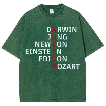 Autism and genius: different ways of thinking Vintage Distressed T-shirt