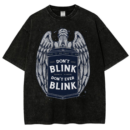 Don't Blink Vintage Distressed T-shirt