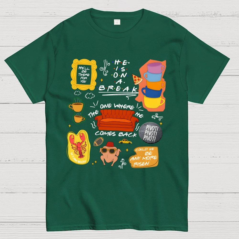 The one where he comes back Funny Easter Geek T-Shirt