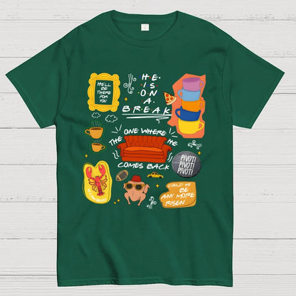 The one where he comes back Funny Easter Geek T-Shirt