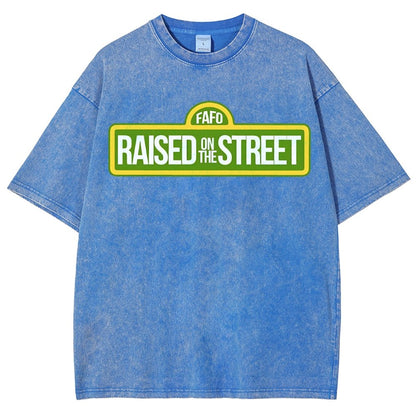 Raised On The Street Buy Now Vintage Distressed T-shirt