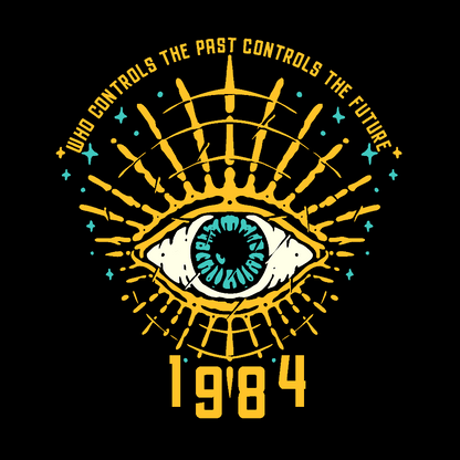 1984 George Orwell Control The Future Geek T-Shirt
