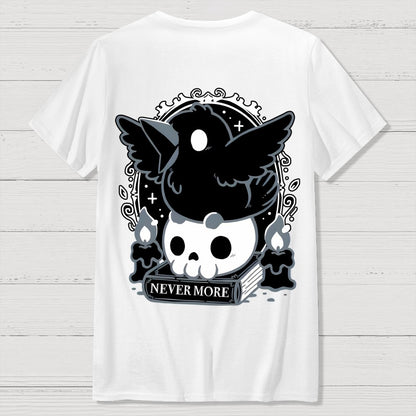 Never More Front And Back Printing Geek T-Shirt